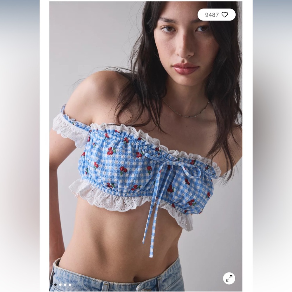 Out From Under Pin Up Picnic Off-The-Shoulder Top